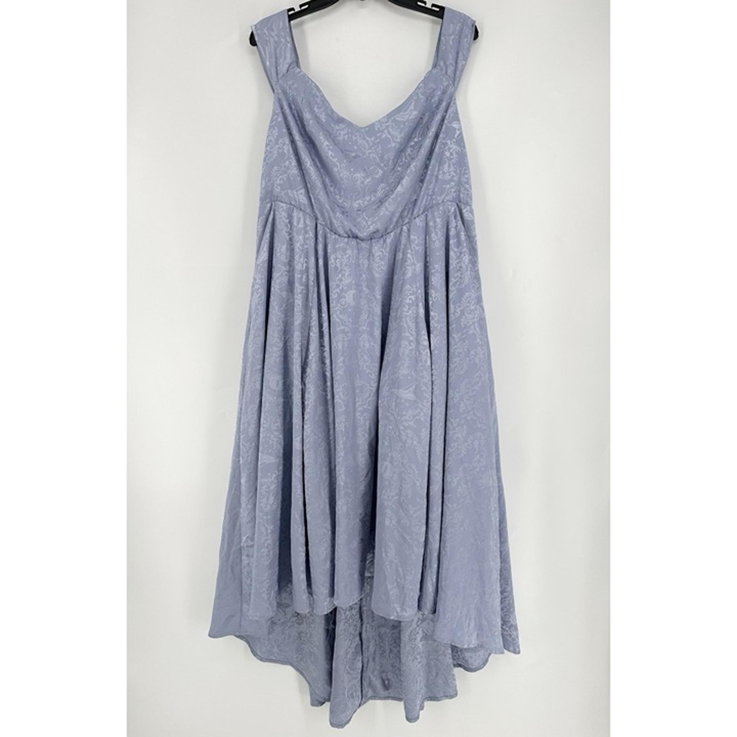 Torrid Disney Cinderella Dress Blue Satin Hi-Low Cosplay Womens 18 NWOT