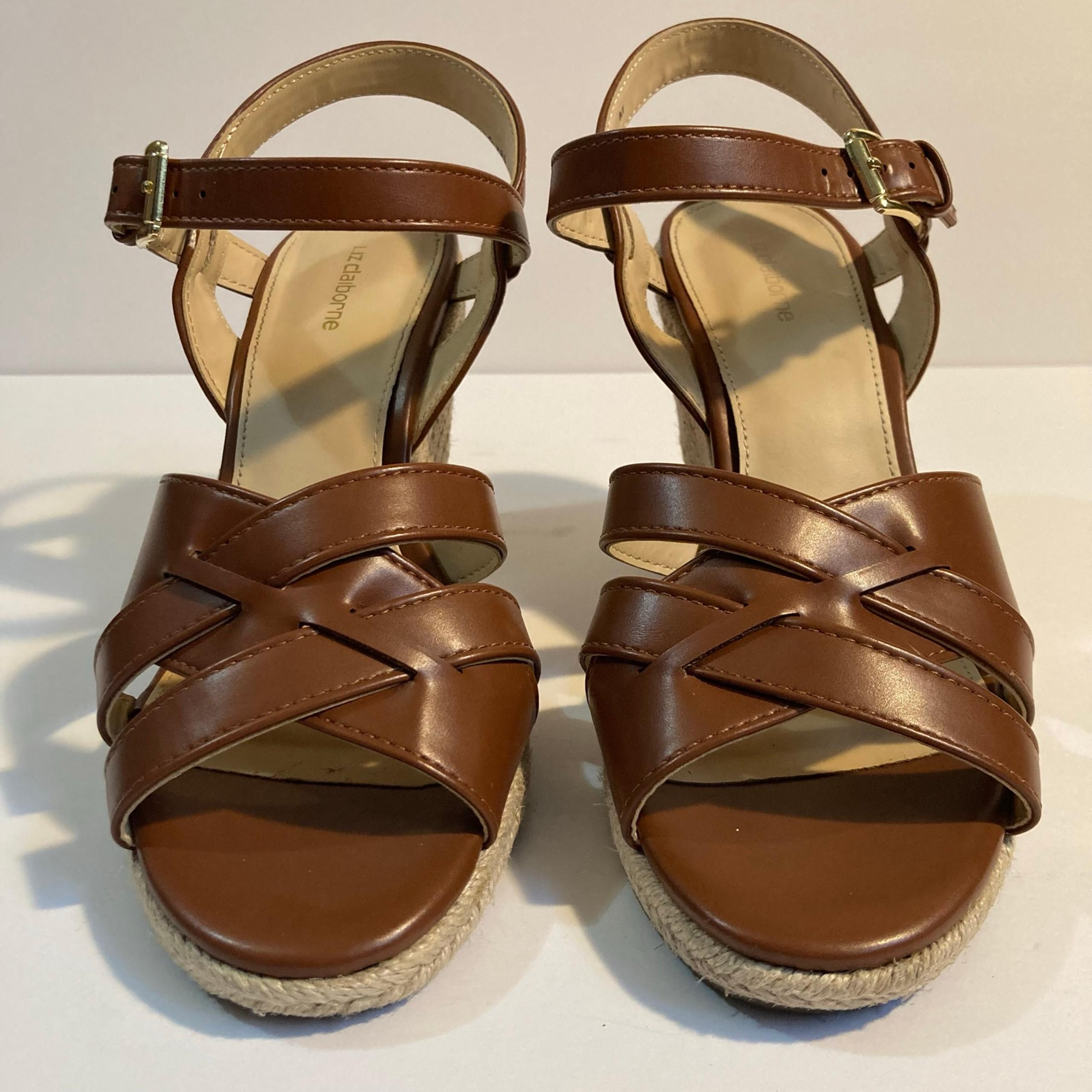 LIZ CLAIBORNE Andy Wedges Women’s Fashion  Sandals Size 8