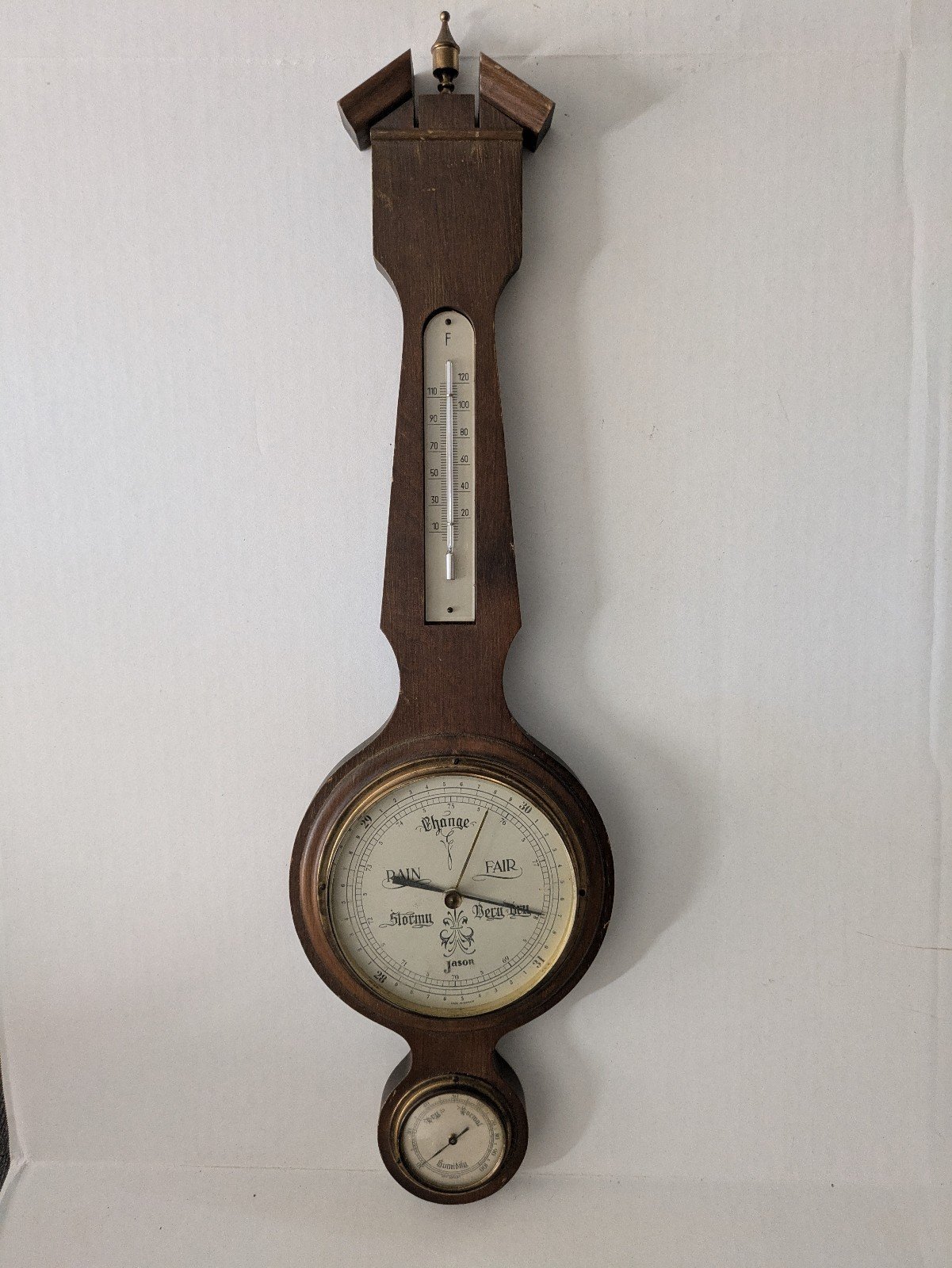 Vintage Jason Weather Station Banjo style
