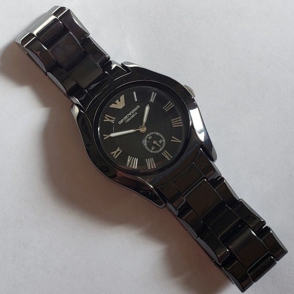 Emporio Armani Black Ceramic Watch