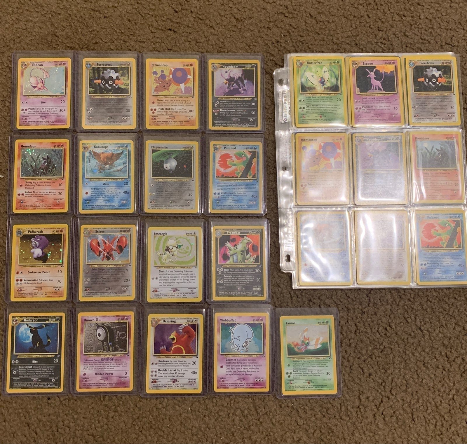 Pokemon Complete Neo Discovery Set!Clean