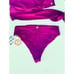 Surf Souleil NWT burgundy Goddess one shoulder side tie bikini, high waist sz S