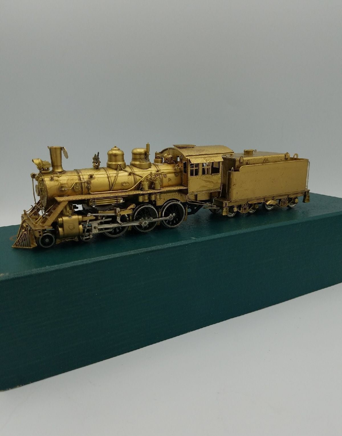 HO Brass 4-6-0 A&LM Steam Locomotive w/Tender