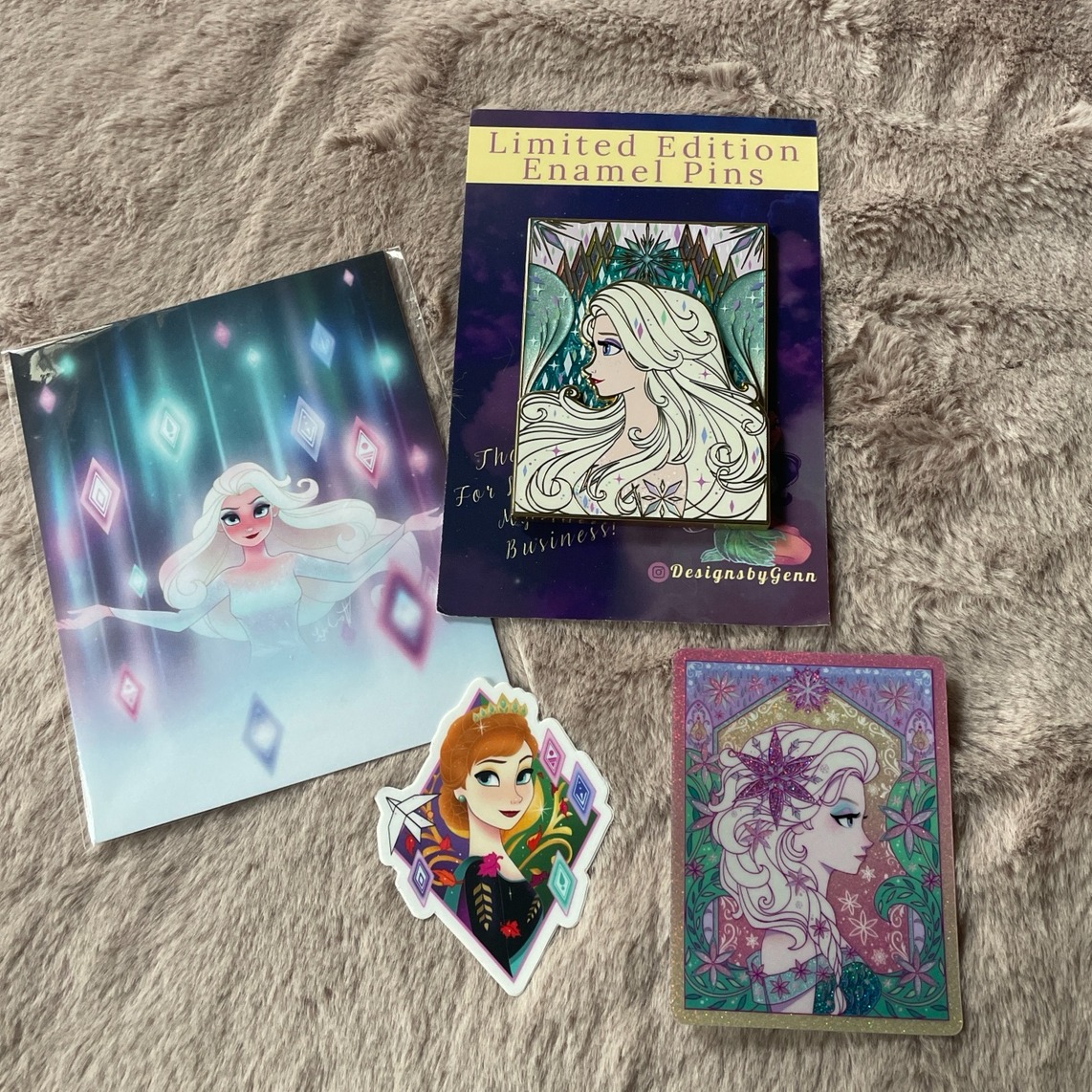 DBG - Designs by Genn Disney Fantasy Pin - Spirit Elsa Profile - Limited Edition