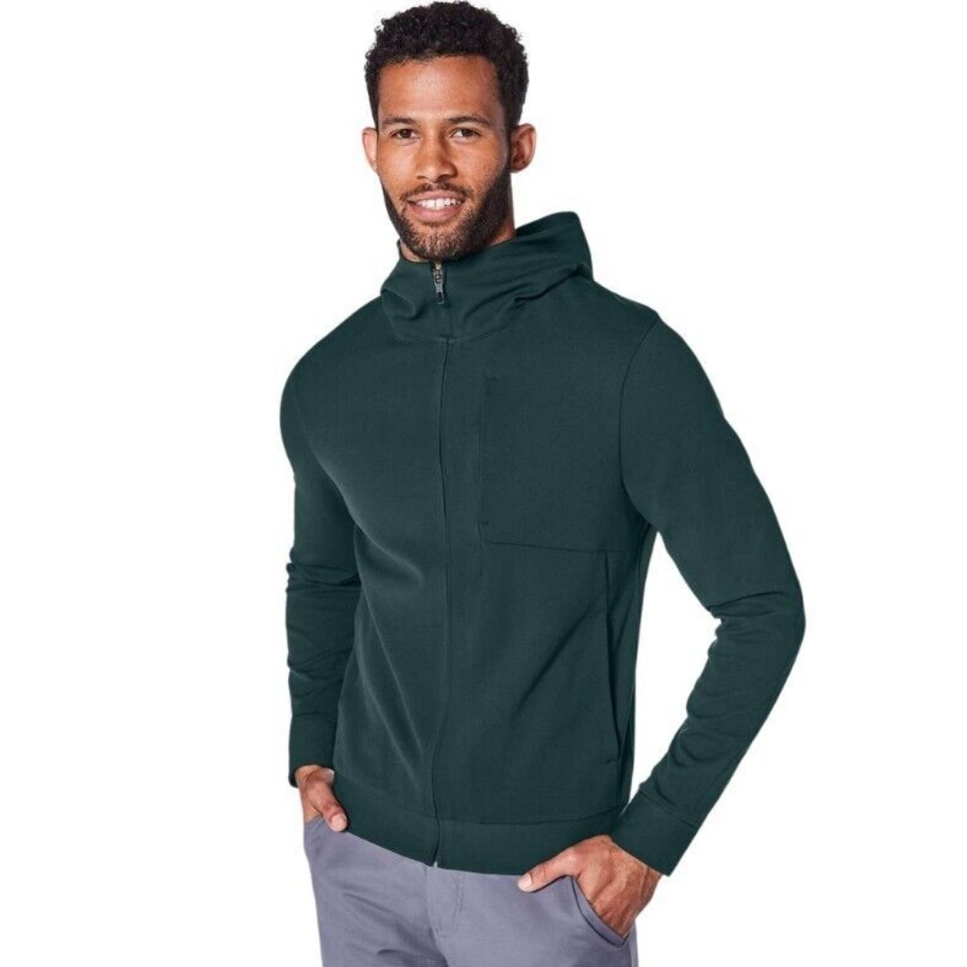 Lululemon Sojourn Hoodie Mens Size XL Nocturnal Teal Full Zip Athleisure M4671S