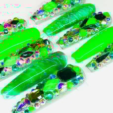XXL MED- FORTRESS - Gel Press on Nails
