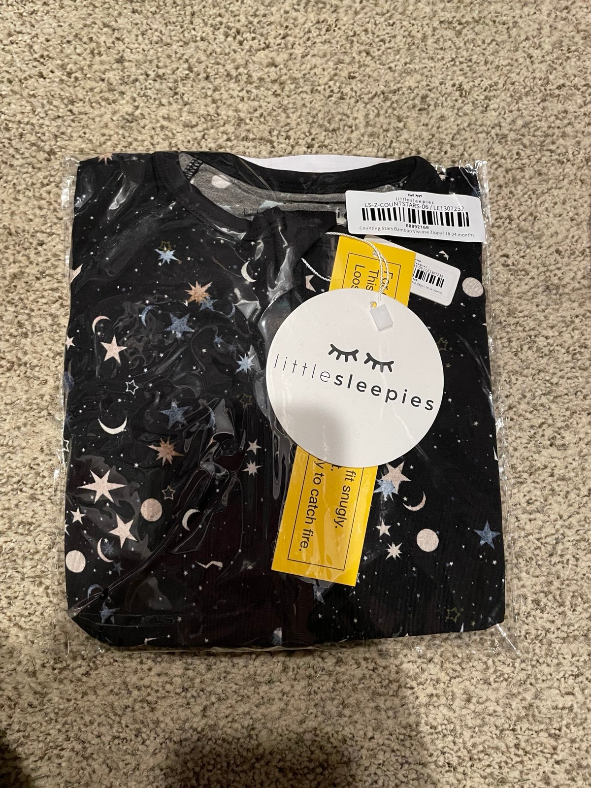 Little sleepies counting stars zippy