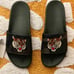 Polo Ralph Lauren Men Cayson TIGER Head Olive Green Slide Sandals US 12