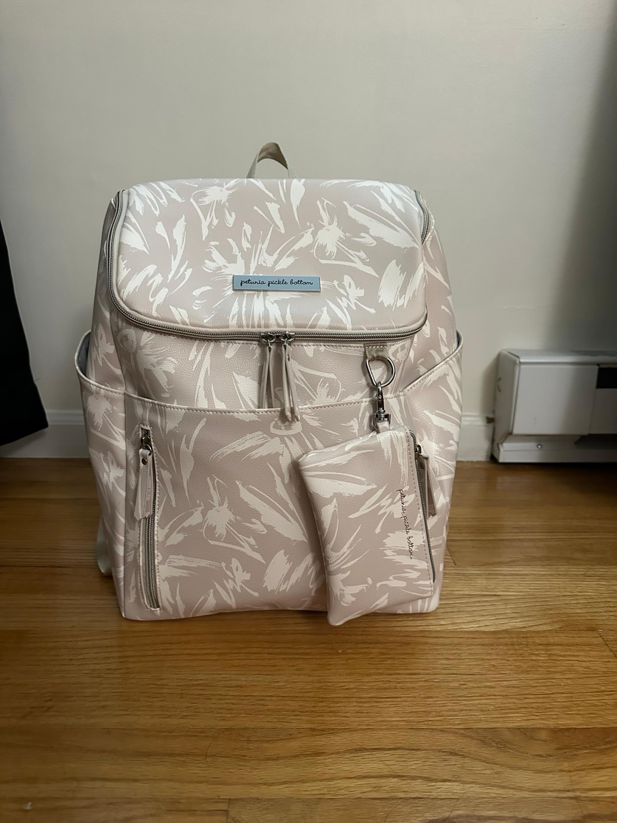 Petunia Pickle Bottom Linen Blossom Tempo Diaper Bag