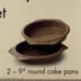 Kitchen Essentials Calphalon Silicone Bakeware Cookware Set - 9” Round Cake Pans