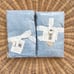 NEW Serena & Lily Cavallo Linen King Shams (Set of 2)-Blue Chambray