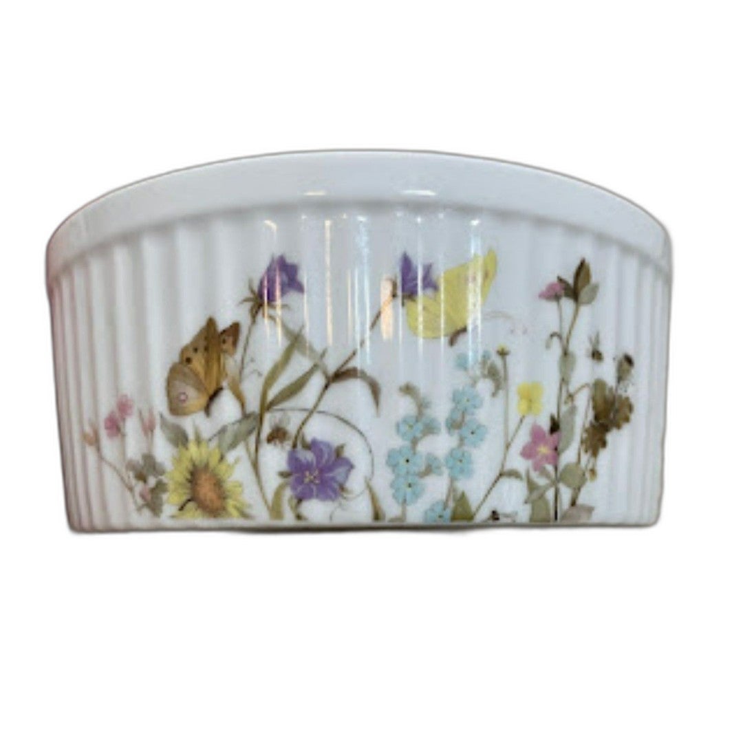 Nature Garden Society Enesco 1975 Vintage Butterly Casserole Dish No Top