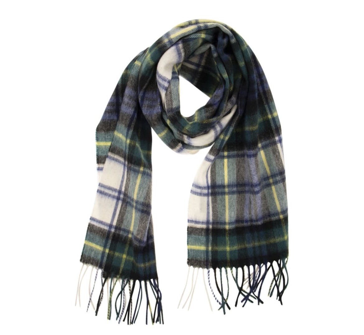 Barbour Wool Cashmere Tartan Scarf. Retail (80)