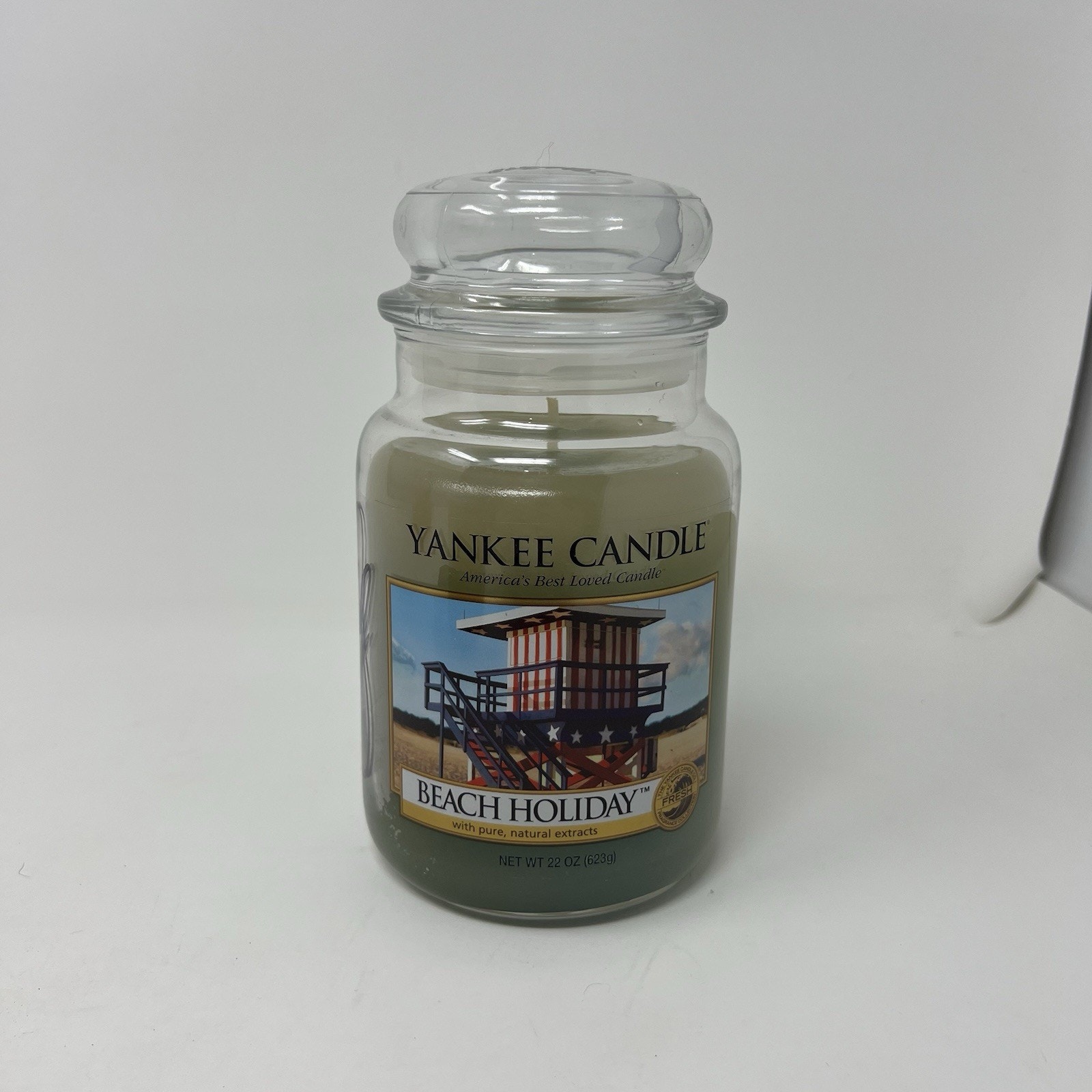 Yankee Candle “Beach Holiday “Large Jar 22 Oz. Unused HTF.