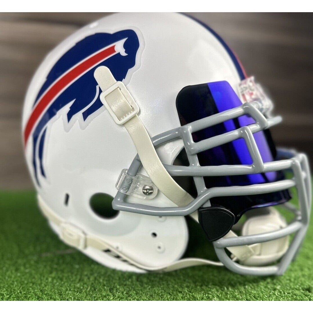 Vintage schutt Buffalo Bills Full Size Football Helmet Adult White Adult Large