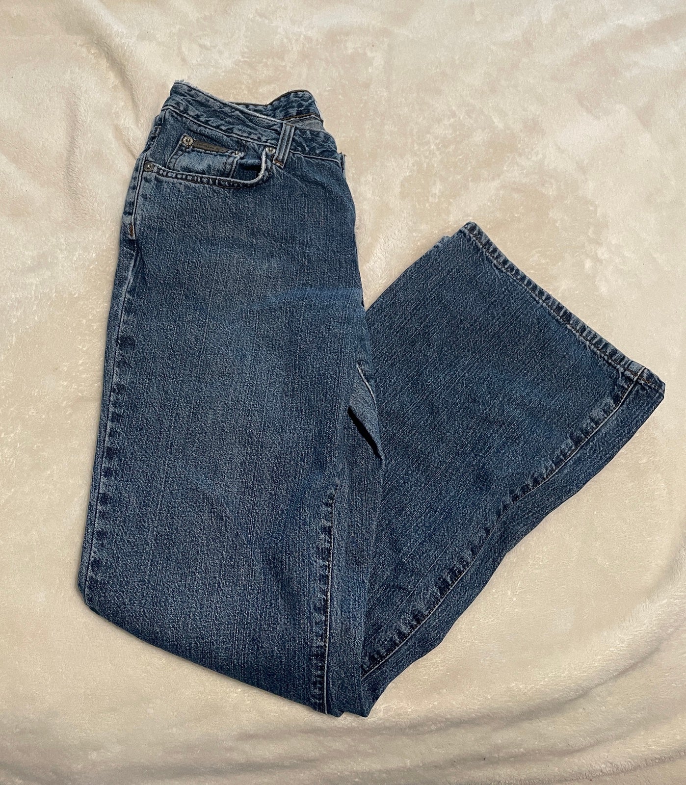 Vintage Calvin Klein Flare Leg Jean Double Stone Wash