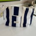Business and Pleasure Navy Stripe Cooler Tote Bag