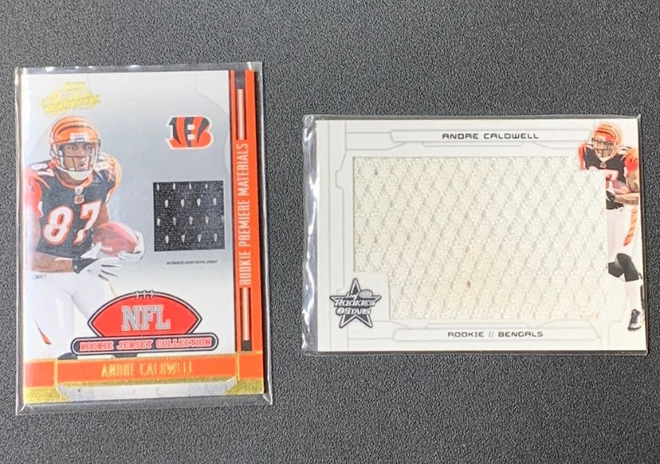 (2) Andre Caldwell Jersey Rookie Cards