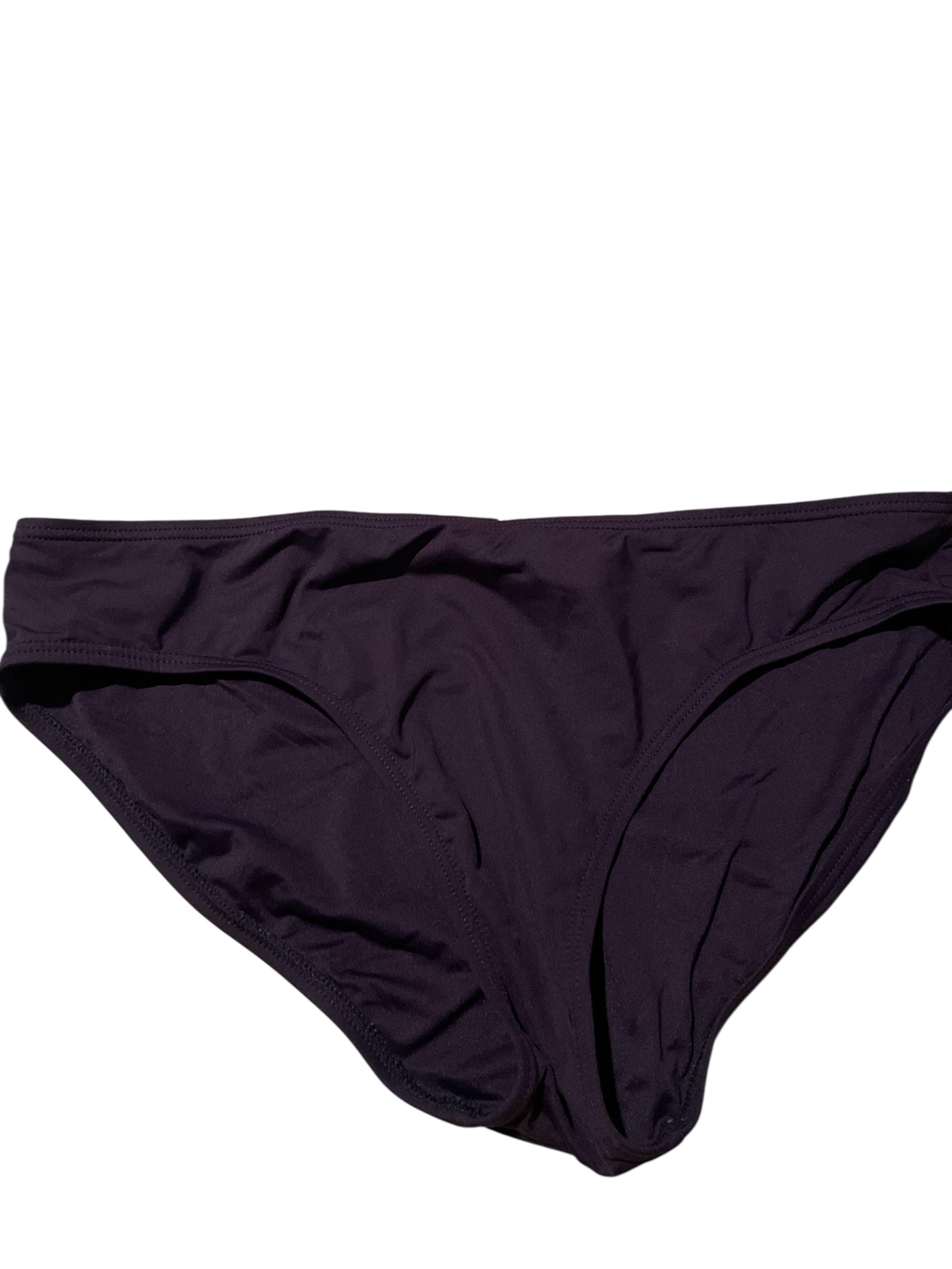 Anne Cole Signature Navy Blue Moderate Bikini Bottoms Size Large