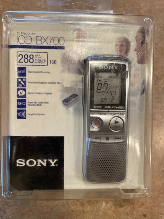 Sony ICD-BX700. New in Box