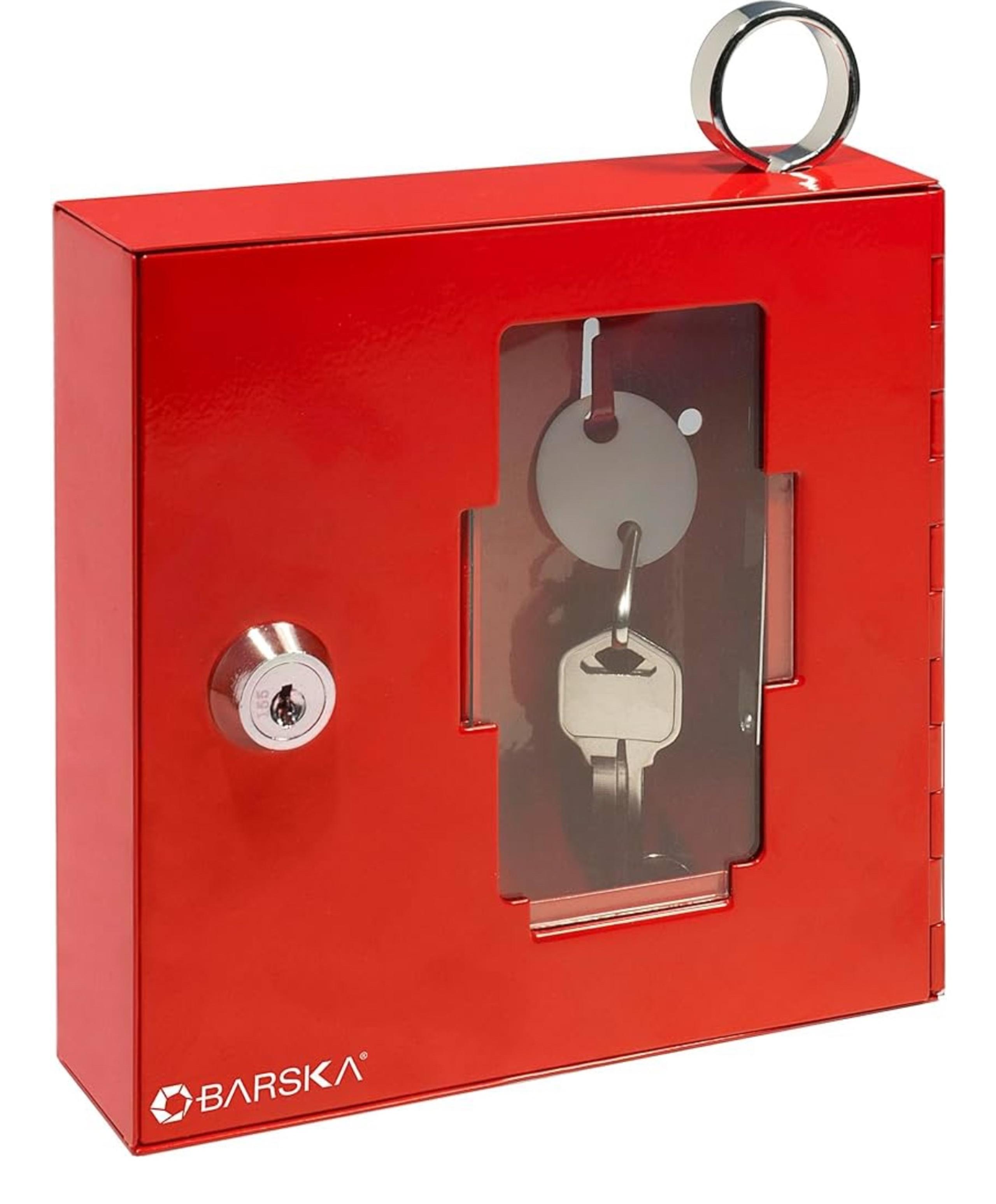Barska Storage Lock Box with Breakable Glass Window NEW
