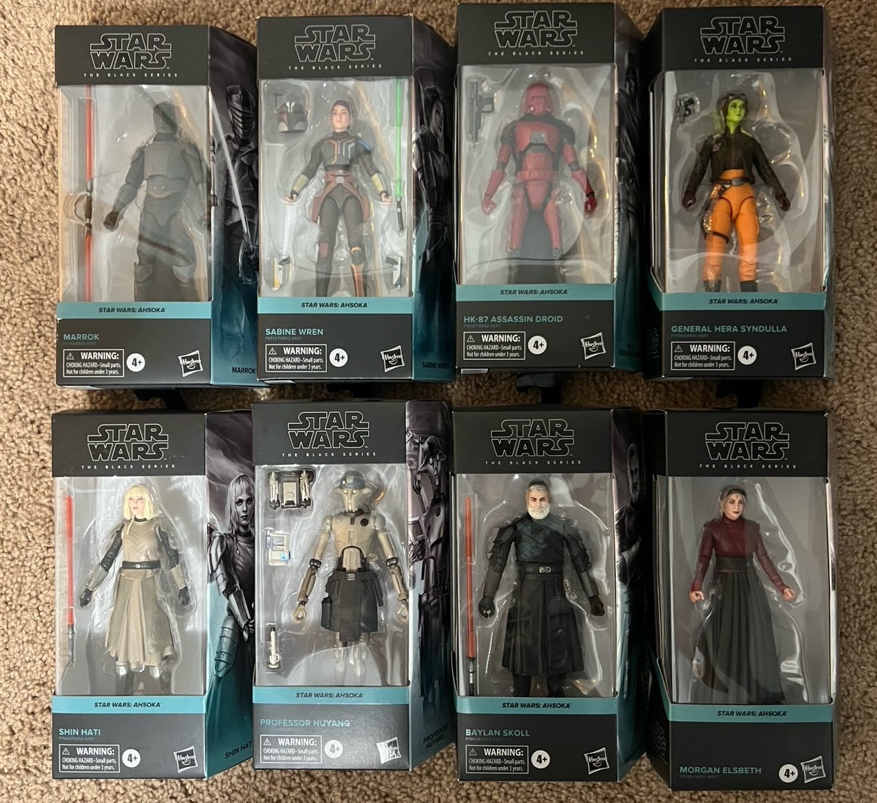 Star Wars Black Series Ahsoka lot