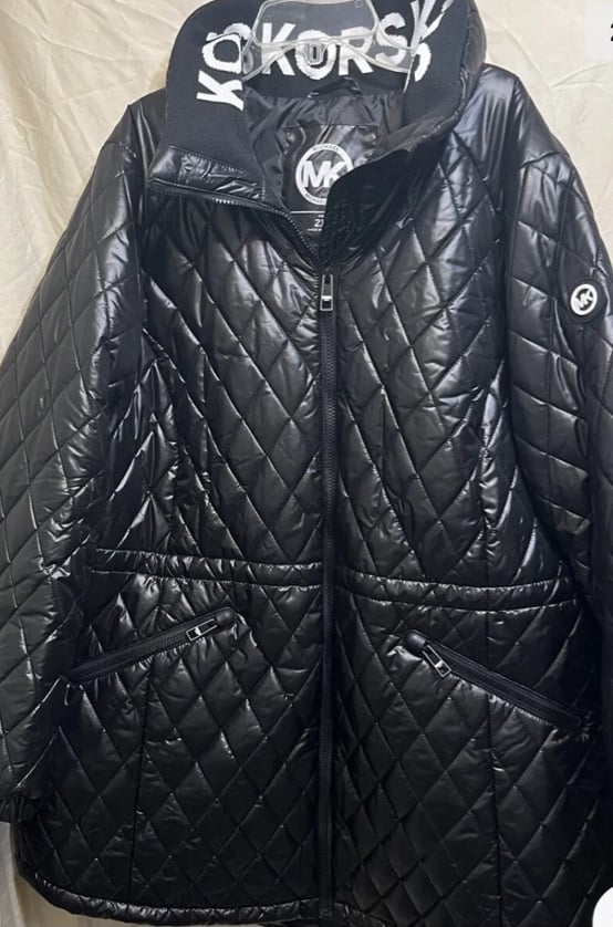 Michael Kors Women’s Black Designer Coat Size 2X 310