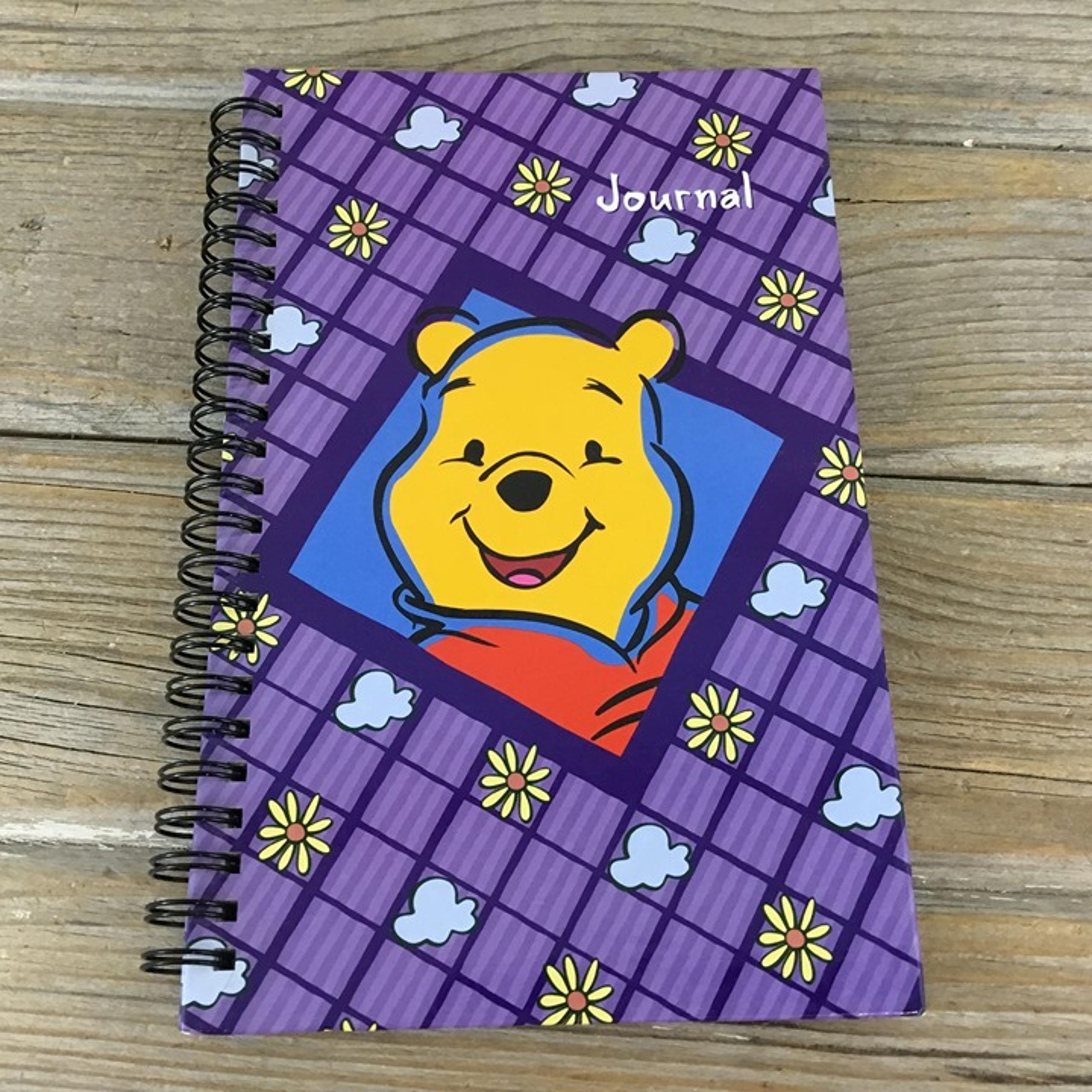 Vintage 1998 Disney Winnie the Pooh Spiral Journal – Unused