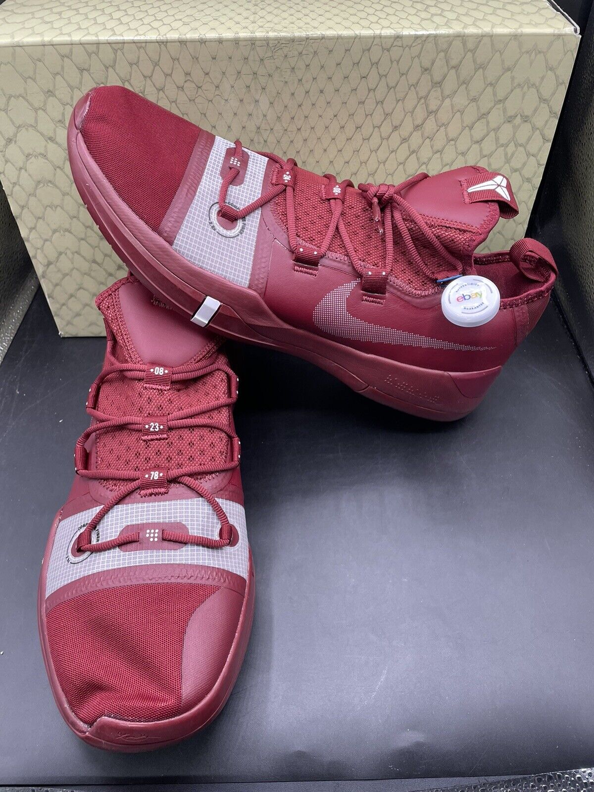 New in Original Box Rare Kobe AD TB Promo Team Red Mens Size 15.5 - AT3874-601