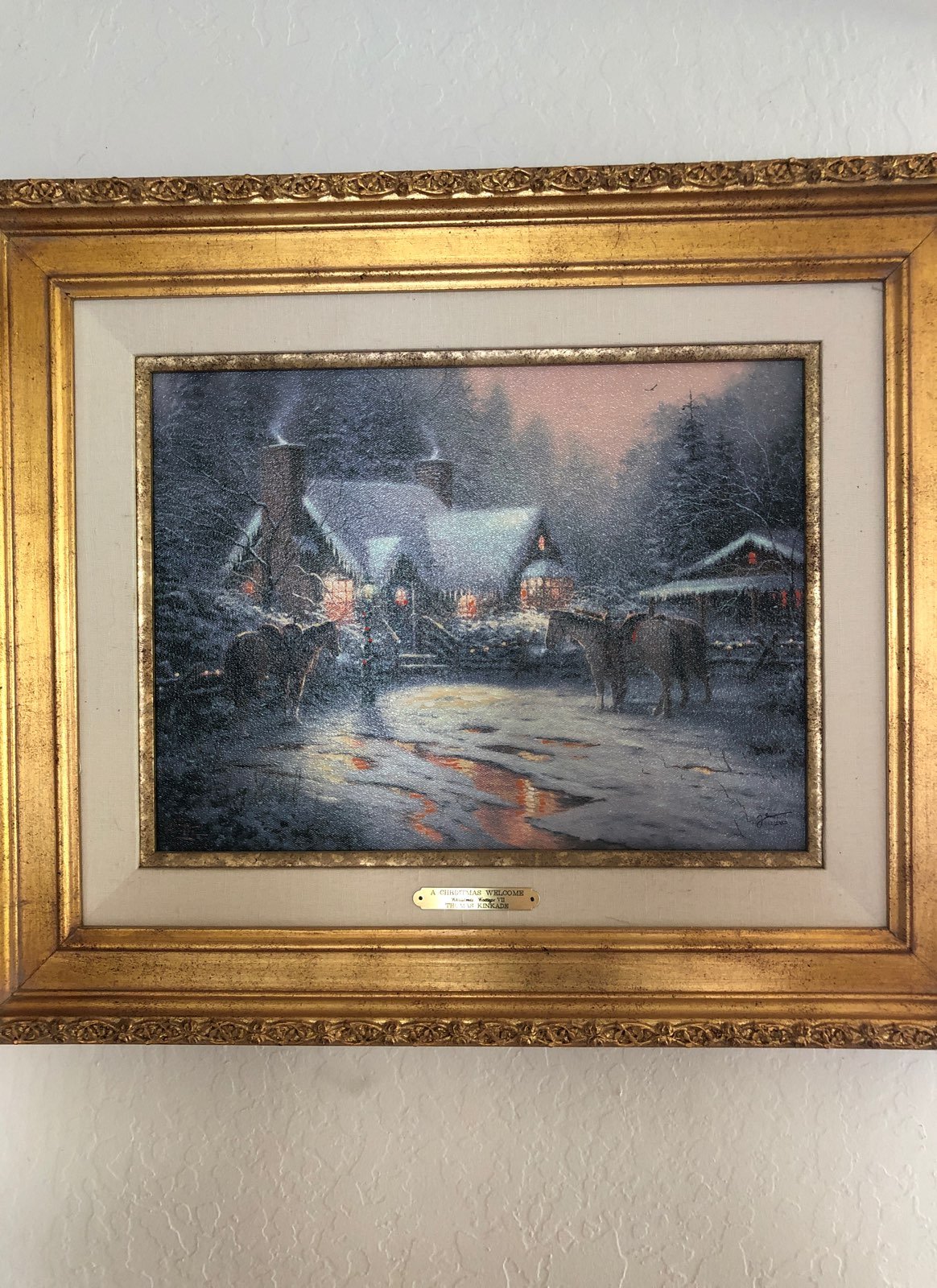 Thomas Kinkade Framed Painting