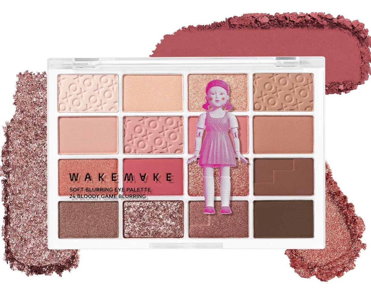 WakeMake x NETFLIX SQUID GAME Soft Blurring Eye Palette