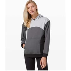 Lululemon All Yours Colorblock Hoodie Gray Size 4