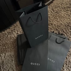 Gucci shopping bags