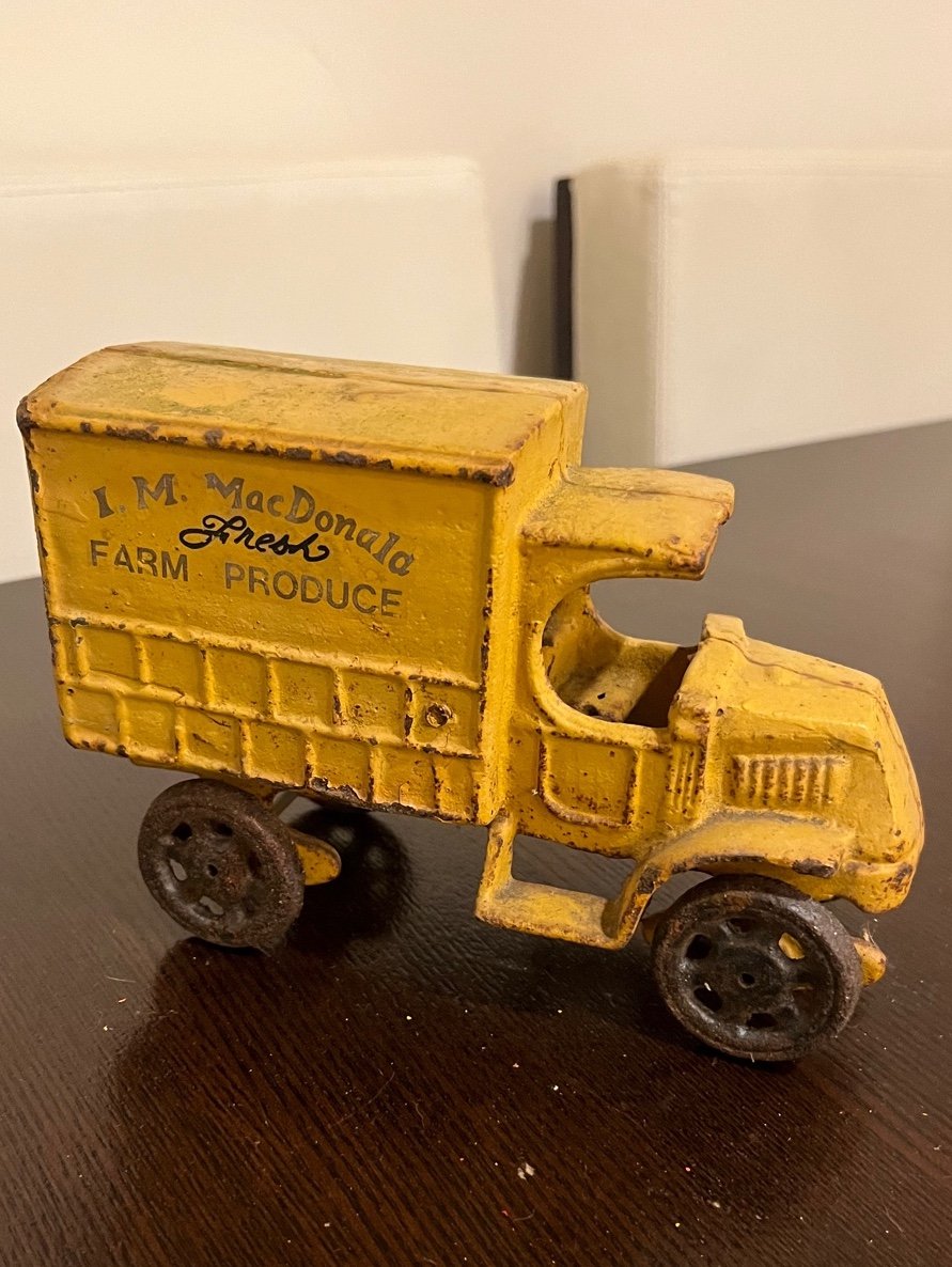 Vintage I.M. MacDonald Fresh Farm Produce Delivery Truck