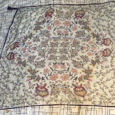 free shipping Johnny Was silk scarf w tassels