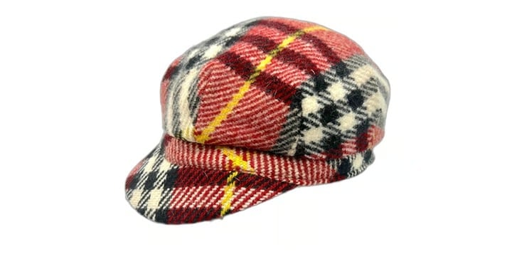 VINTAGE Burberry Tartan Wool Cap (RARE)