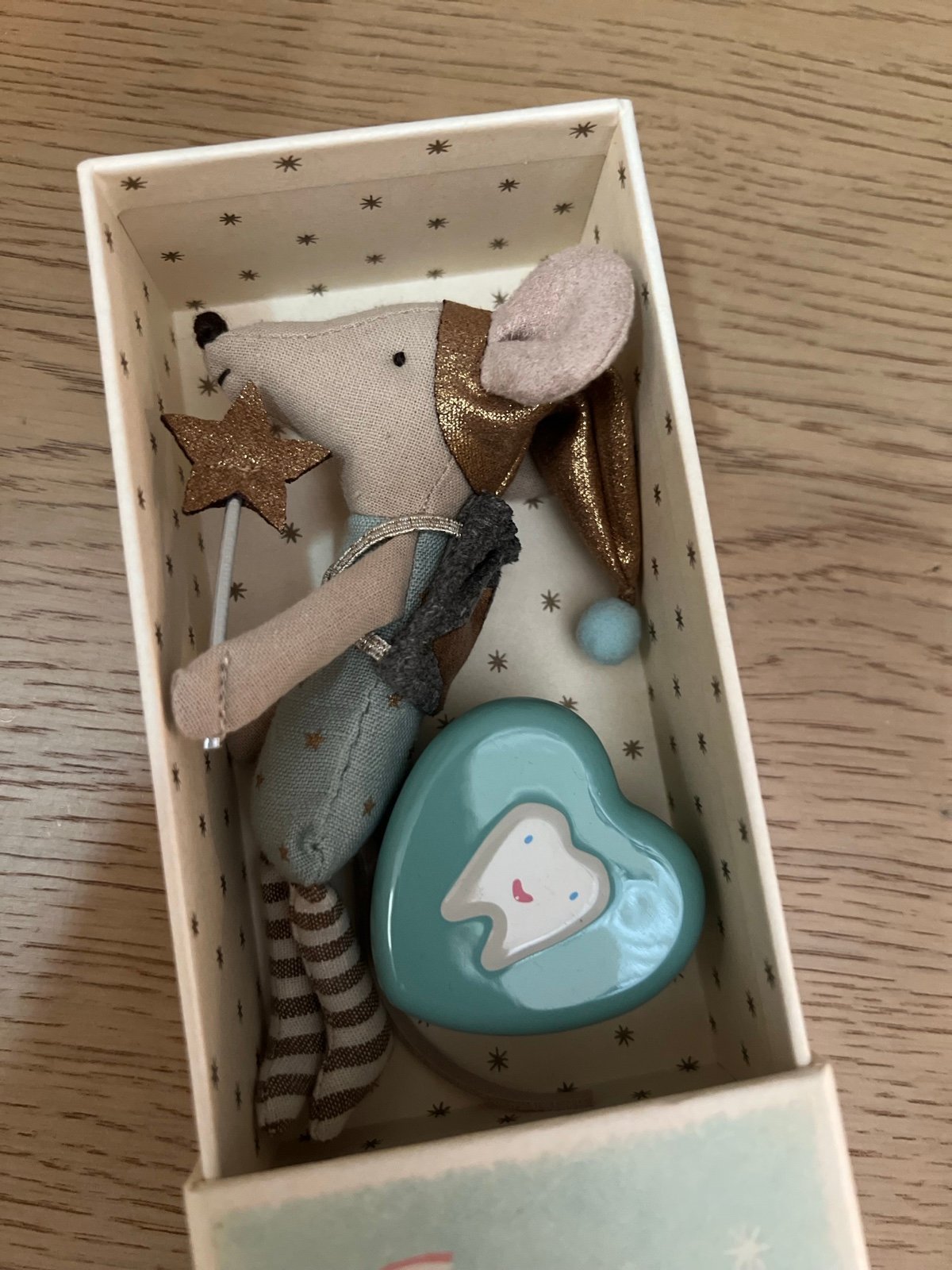 Retired Tooth Fairy with striped legs. - New in Box