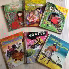 Vintage- a Little Golden Book lot (6)
