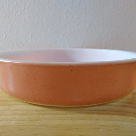 Vintage Pyrex Milk Glass Pink Desert Dawn #221 8 Inch Casserole Dish