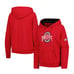 Colosseum Women's Medium Scarlet Ohio State Buckeyes Big Logo Pullover Hoodie