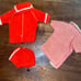 Vintage Original 1960 Ken Original Red Swim Outfit resort jacket 963