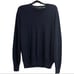 Bobby Jones 100% extra fine Merino Wool V-neck sweater dark blue size:L