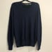 Bobby Jones 100% extra fine Merino Wool V-neck sweater dark blue size:L