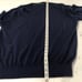 Bobby Jones 100% extra fine Merino Wool V-neck sweater dark blue size:L