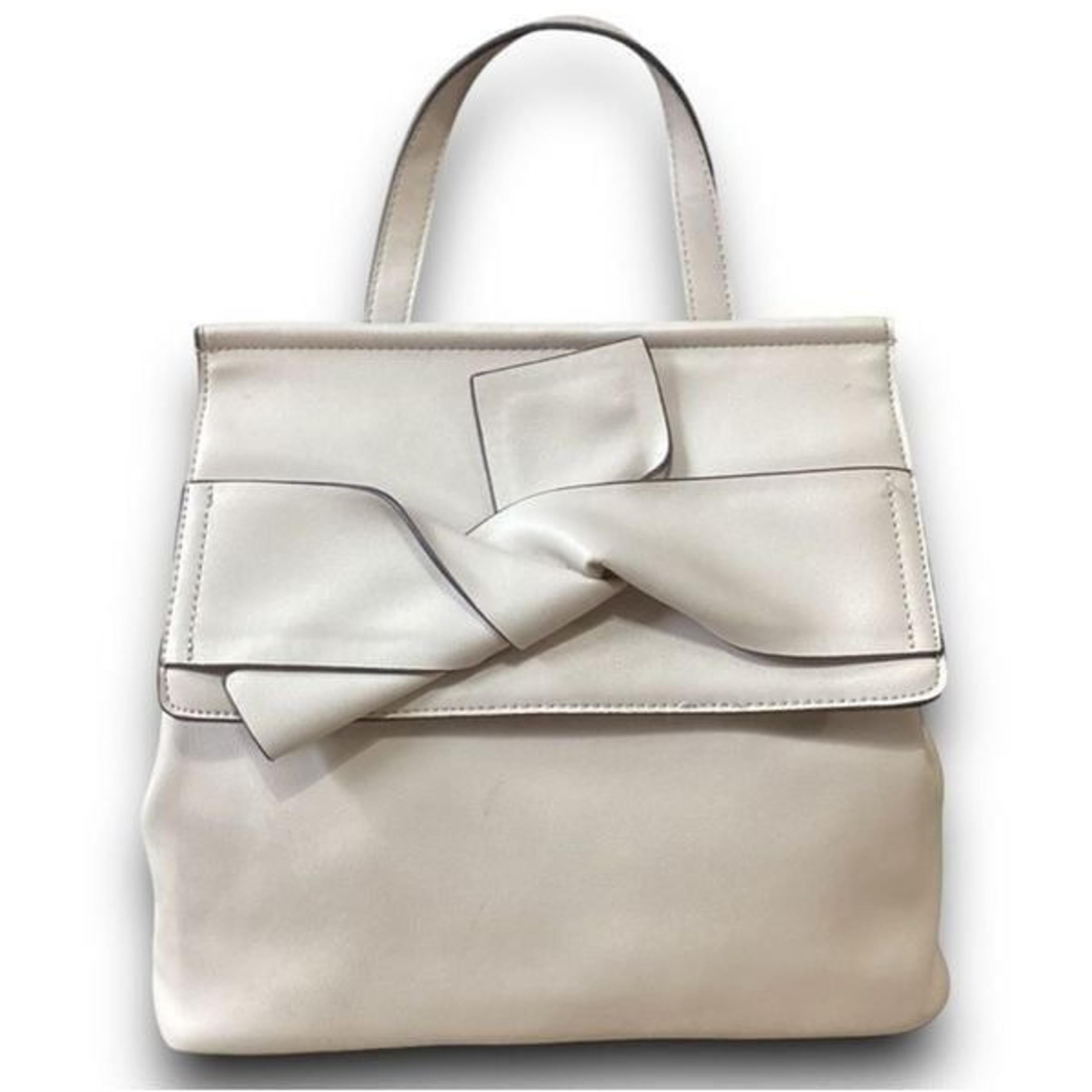 Circus by Sam Edelman Casey Bow Convertible Mini Flap Bag Backpack in Cement