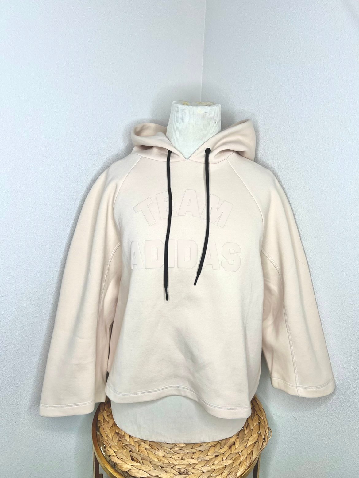 Team Adidas Cream Logo Hoodie