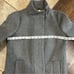 J. Crew Factory Charcoal Gray Wool Blend City Pea Coat Size 0P