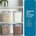 Flour Sugar Storage Containers (5.3L/4pk) Great Rice Canisters Sets