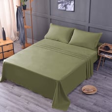 Cool Bamboo Queen Sheet Set Sage Green