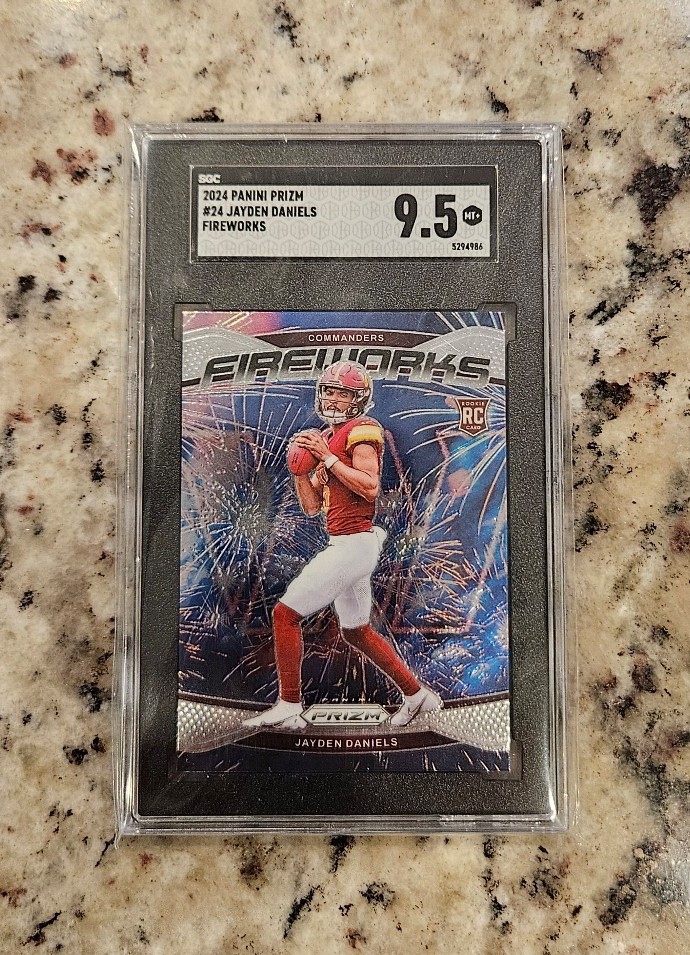 Jayden Daniels FIREWORKS!!!! Graded to a 9.5!!!